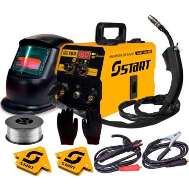 Imagem de Máquina De Solda Mig Tig Mma Multi Sem Gas 160a + Acessórios - START