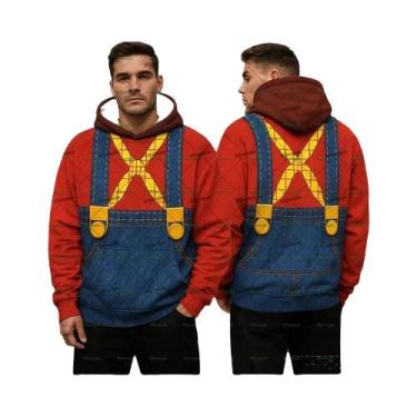 Imagem de Moletom Oversized Quente Para Casal Disney Toy Story Halloween Woody B