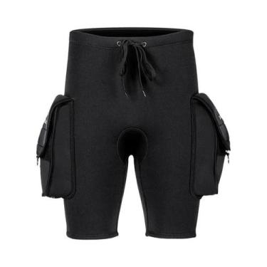 Imagem de Shorts De Neoprene Masculinos De 3mm Para Surf, Mergulho, Natação, Sno