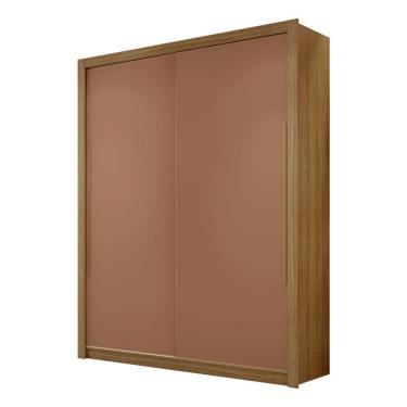 Imagem de Guarda Roupa Casal 02 Portas De Correr Sevilha Nature/camarim - Pallazio