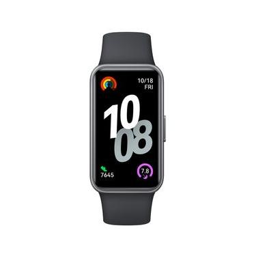 Imagem de Smartwatch Huawei Band 10 Preto, com Pulseira em Fluoroelastômero, Bluetooth