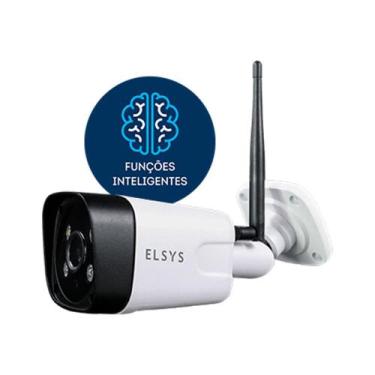 Imagem de Câmera de Segurança Externa Elsys, Wi-Fi, Full HD, Colorida, Com Intel
