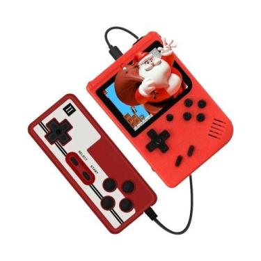 Imagem de Console De Videogame Retro Mini 8-Bit Portátil Com 500 Jogos Integrado