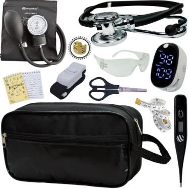 Imagem de Kit Enfermagem Aparelho Pressão Esteto Frete Grátis Promocao - Love Sa