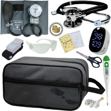 Imagem de Kit Enfermagem Aparelho Pressão Esteto Frete Grátis Promocao - Love Sa