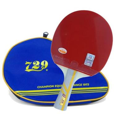 Imagem de Raquete De Ping Pong Profissional Equilibrada Confortavel Versatil Esp