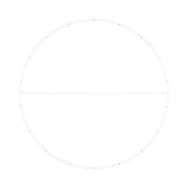 Imagem de Base Redonda De Plástico Para Arco De Balões DIY, Suporte Para Guirlan