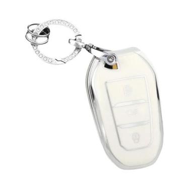 Imagem de Capa Protetora De Chave Inteligente TPU Para Peugeot Citroën 2008 3008