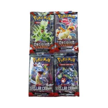 Imagem de Pacote De Cartas Booster Pokemon Shining Fates Para Crianças 10 40PC J