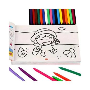 Imagem de Livro De Colorir Infantil, Versão Chinesa, Desenho, Pintura De Nível B