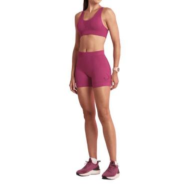 Imagem de Short Academia Feminino Lupo Sem Costura Fitness Attack, M, Fucsia
