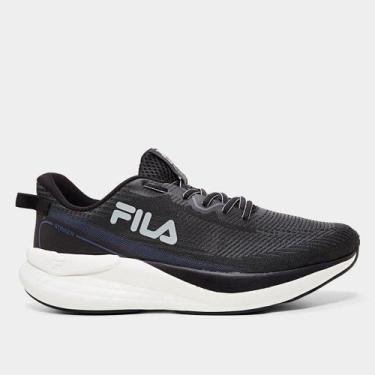 Imagem de Tênis Fila Striker Masculino, Preto, Azul, 42