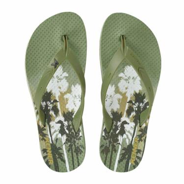 Imagem de Chinelo Kenner Summer Carnauba Masculino - Verde e Preto - 42-Masculino