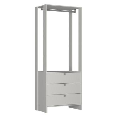 Imagem de Closet Modulado 3 Gavetas 200X80 cm EY102 NOVAM 