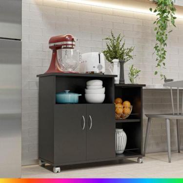 Imagem de Fruteira Suporte Microondas Balcão Galão de Agua Cozinha 1 ou 2 Portas