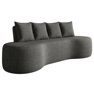 Imagem de Sofa 3 Lugares Organico Ibiza 210 cm Linho Vazzano