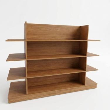 Imagem de Gôndola Central 100% Mdf Amadeirado - Suprema Móveis