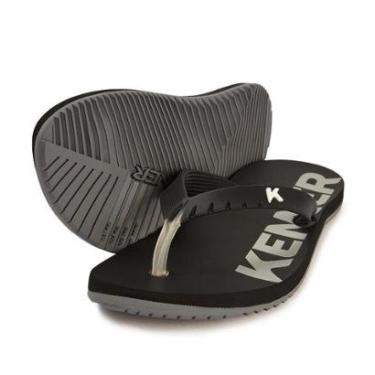 Imagem de SANDÁLIA KENNER RED MASCULINA PRETO/CINZA-Masculino