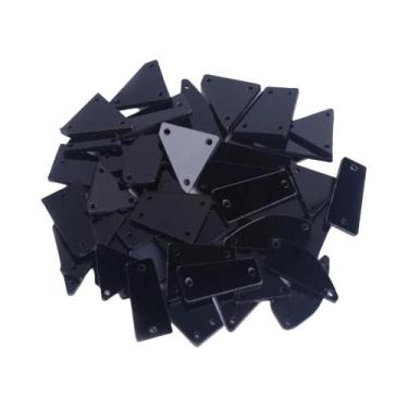 Imagem de Aplique De Strass Cristal Transparente Com Base Reta Para Roupas, Cost