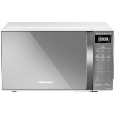 Imagem de Micro-ondas Panasonic ST27L 21L Antiaderente Espelhado, Branco, 220V