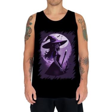 Imagem de Camiseta Regata Bruxa Halloween Púrpura Festa 3 - Kasubeck Store®, INF