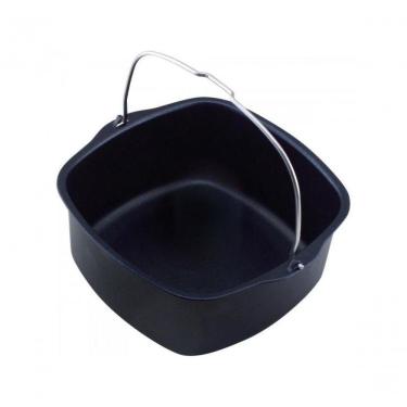 Imagem de Forma Assadeira para Fritadeira Airfryer Philips Walita RI9220-25-30-40 em Metal 15X15X...