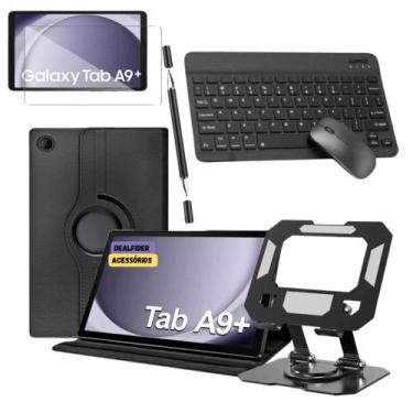 Imagem de Kit Completo P/tablet Samsung A9 Plus 11' Capa +Suporte+ Pel - Generic