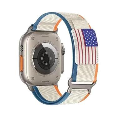 Imagem de Pulseira De Nylon Trail Loop Para Apple Watch Ultra 3 2 1 SE 49mm 44mm