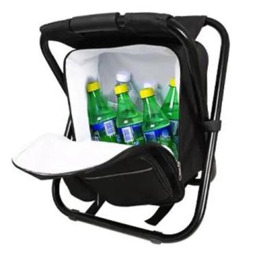 Imagem de Banqueta mochila dobravel vira cadeira bolsa termica multiu - Idea