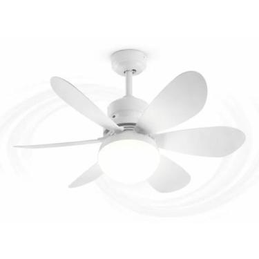 Imagem de Lâmpada Ventilador de Teto com Luz LED 40W E27 Controle Remoto 6 Hélic