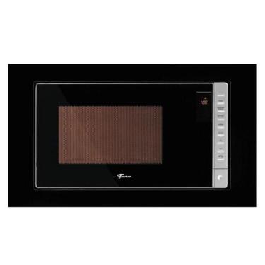 Imagem de Micro-ondas Fischer Fit Line Embutir 25l Moldura Preta 220V Com Função