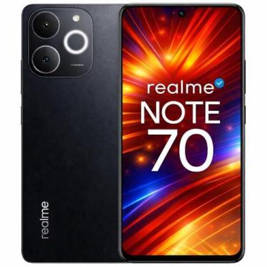 Imagem de Smartphone Celular Realme Note 70, 256GB, 4GB RAM, Android 14, Câmera 