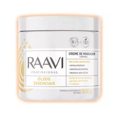 Imagem de Creme De Massagem Raavi Oleos Essencias 500g