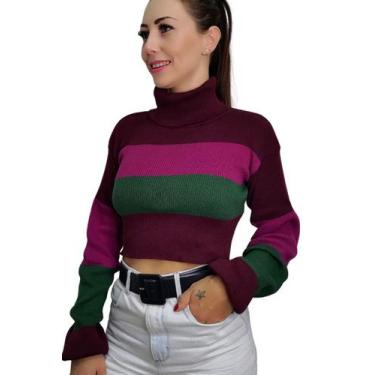 Imagem de Cropped Gola Alta - CACAY, Pink, U