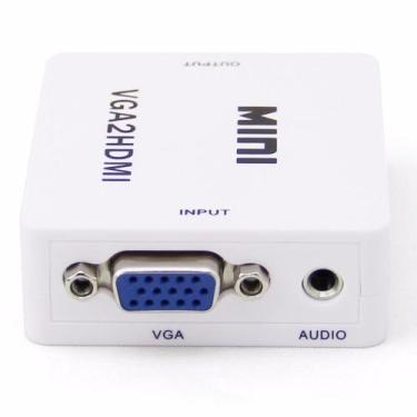 Imagem de Mini Conversor HD Vídeo VGA x HDMI VGA2HDMI J-4114 (VGA PARA HDMI) - X