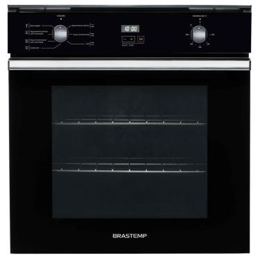 Imagem de Forno Elétrico 84 Litros de Embutir Brastemp  Timer Grill BOC84AEBNA