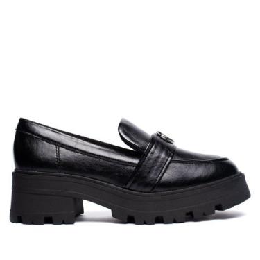 Imagem de Mocassim Feminino Dakota Napa Tratorado Verniz Preto, Preto, 36