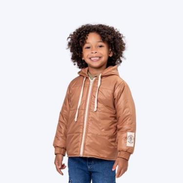 Imagem de Jaqueta Puffer Infantil Masculina Vigat 3017 Preto, Azul marinho, 12