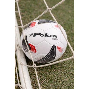 Imagem de Bola futebol training tempest - POKER, Chumbo, Vermelho, Dourado, 4