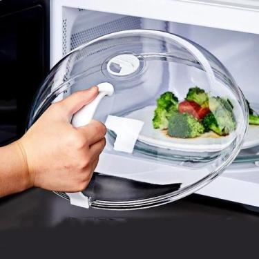 Imagem de KIT C/ 2 Tampas Para Microondas Protetor Alimentos Anti Sujeira Comida