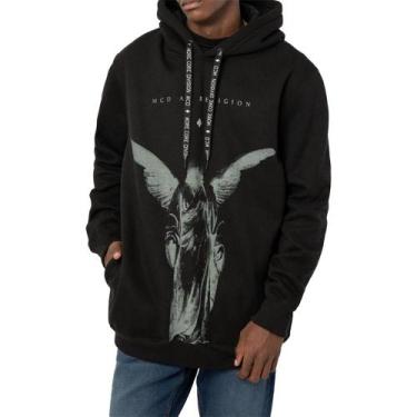 Imagem de Moletom MCD Canguru Angel WT24 Masculino Preto, Preto, M