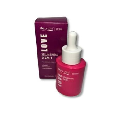 Imagem de Sérum Facial Max Love 3 em 1 Vitamina C, Rosa Mosqueta, Ácido Hialurôn