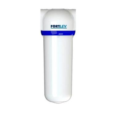 Imagem de Filtro Entrada Caixa D'água Fortlev + Refil + Chave 9.3/4'' - Azul