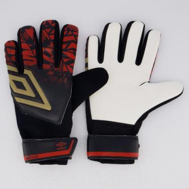 Imagem de Luva Umbro Goleiro Neo Club Preta e Dourada, 11