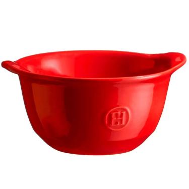 Imagem de Bowl Emile Henry 16,5x14 cm para Gratinar em Cerâmica Alta Resistência para Forno Vermelho