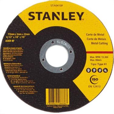Imagem de Disco Corte Stanley 4.1/2X7/8X3.0 - SATA