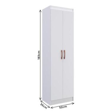 Imagem de Sapateira Multiuso Doripel Ibiza 2 Portas - Branco