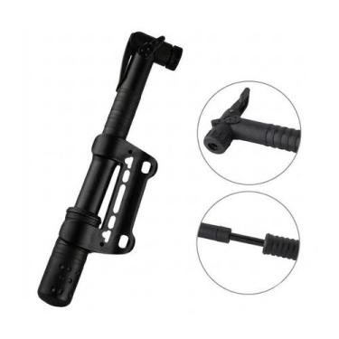 Imagem de Bomba de Ar Portátil para Bicicleta com Suporte para Quadro - BLACK BU