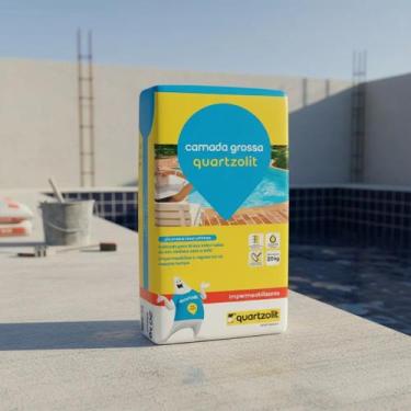 Imagem de Argamassa Impermeabilizante CAMADA GROSSA QUARTZOLIT 20KG