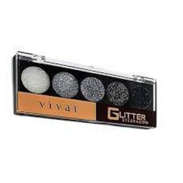 Imagem de Sombra Glitter Eyeshadow Vivai - 5 Cores